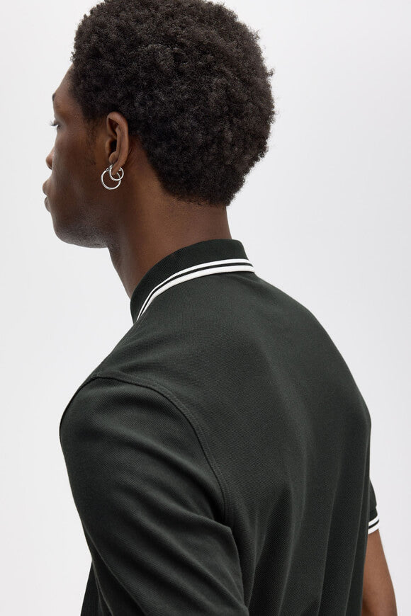 Twin Tipped Poloshirt - Night Green
