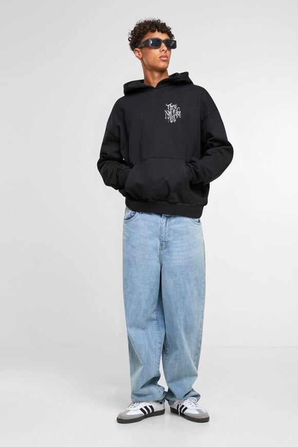 Felpa con cappuccio Not Like US - Nero