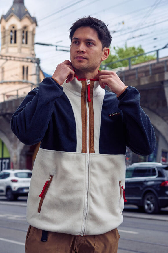 Backbowl II Fleecejacke - Black + Chalk