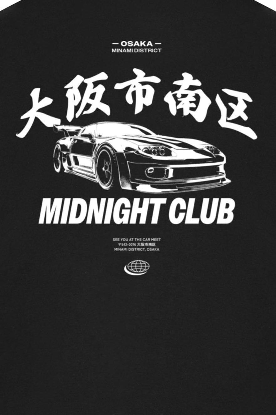 Midnight Racing Club T-Shirt - Black