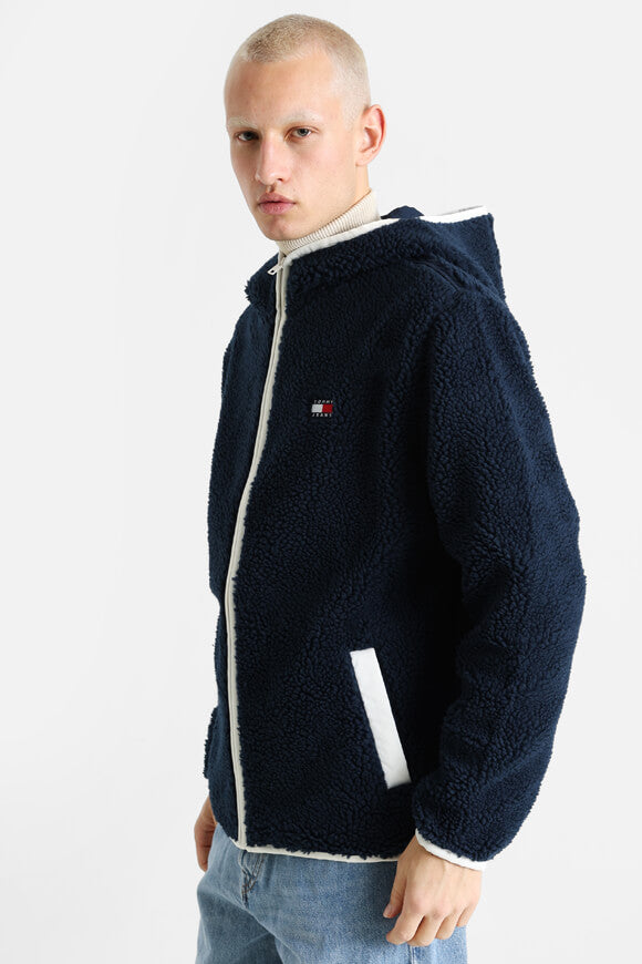 Badge veste en peluche - Dark Night Navy