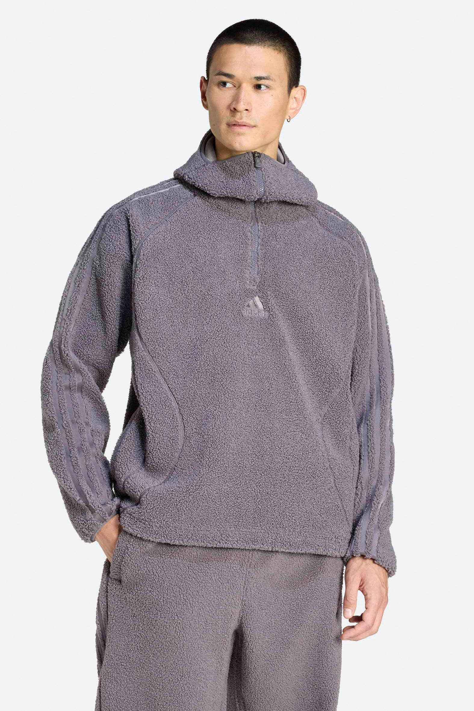 Teamgeist Fleece Kapuzensweater - Grey Strata