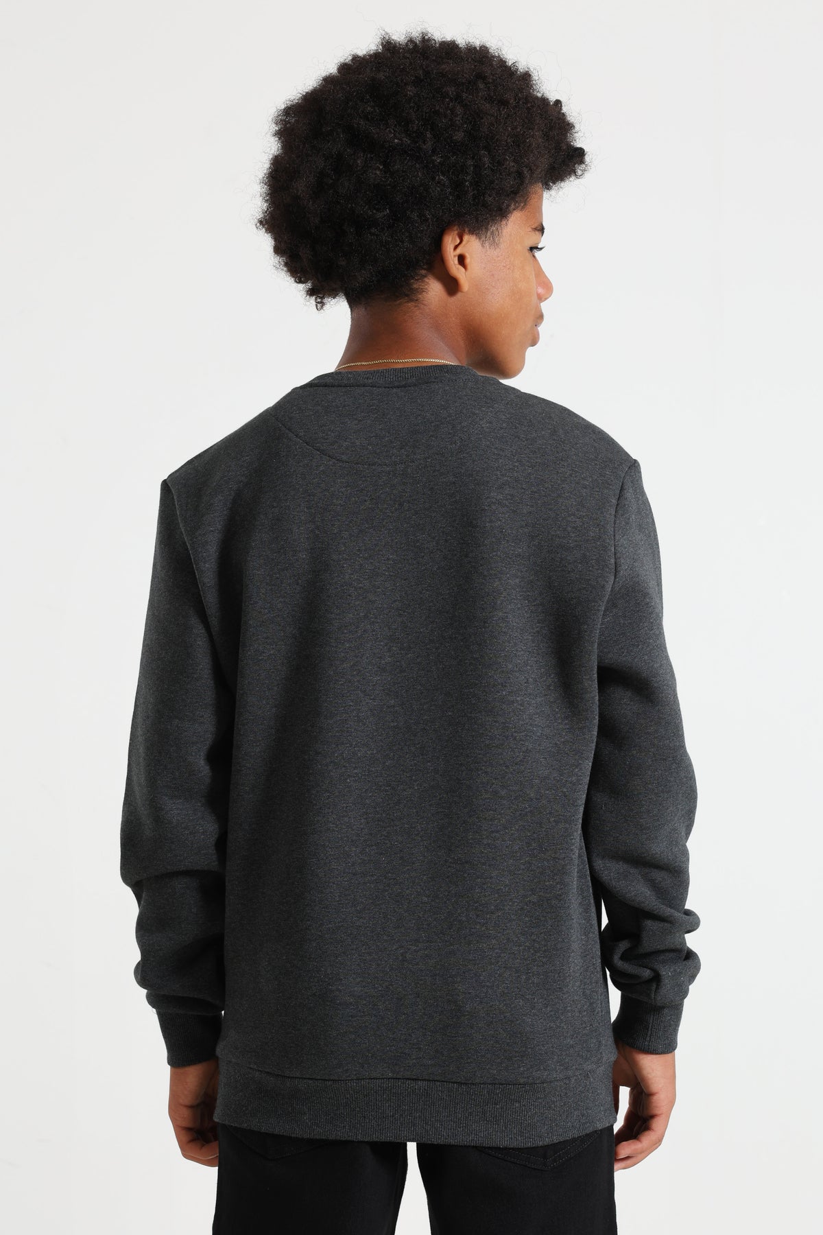 Fluffy Sweatshirt - Charcoal Heather