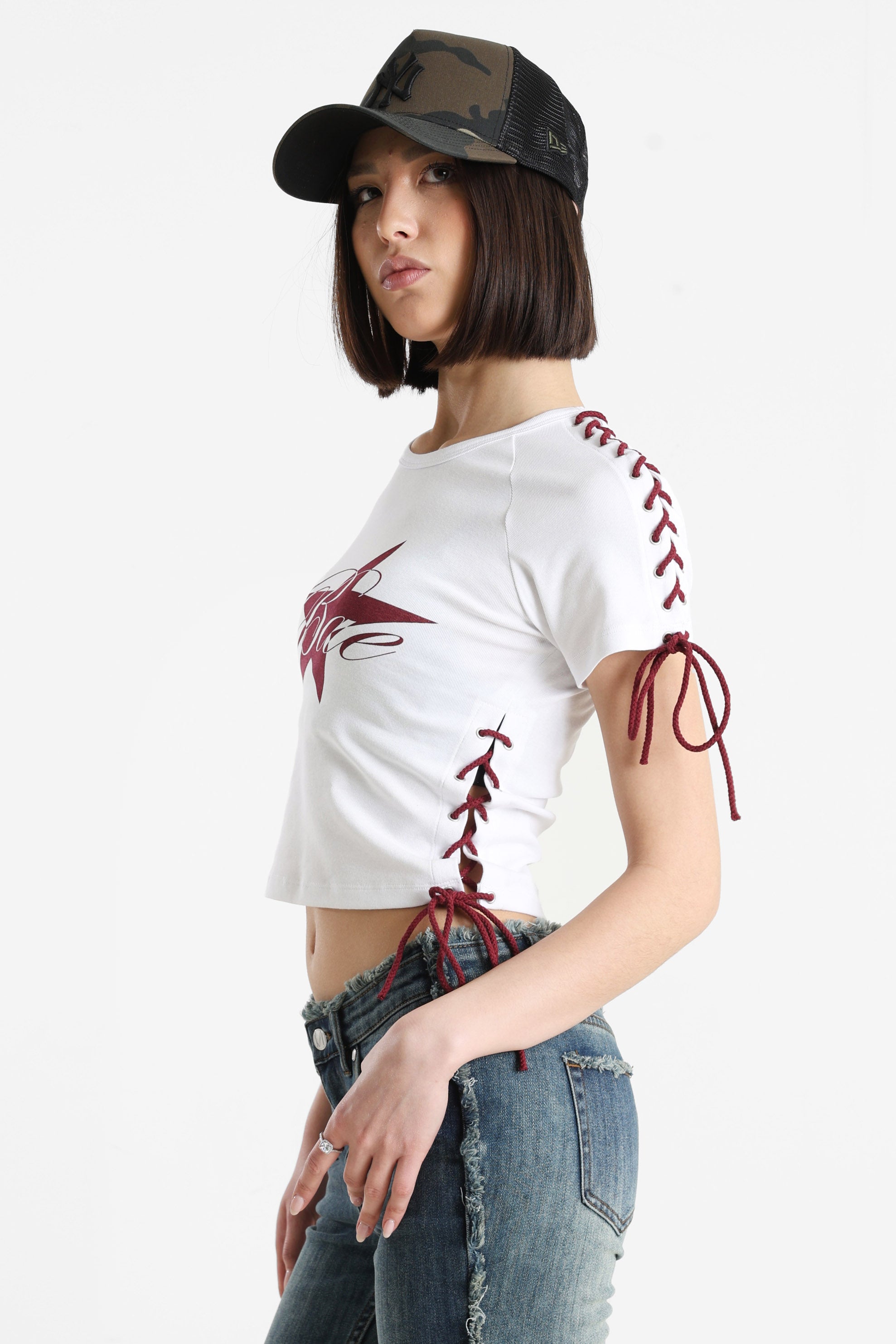 Crop T-Shirt - Weiss