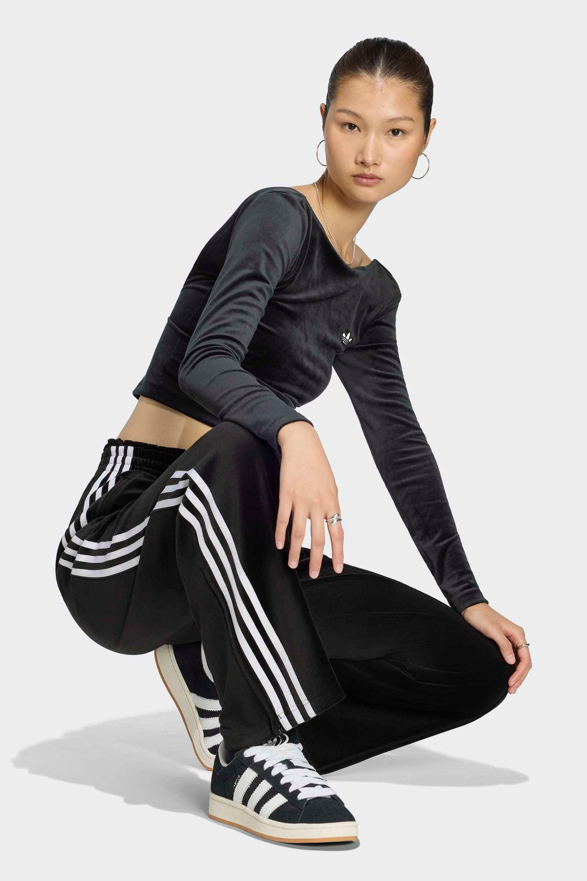 Pantalon de survêtement en velours - Black