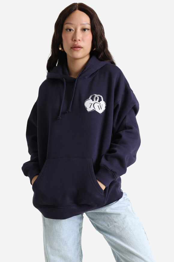 Sweatshirt ample à capuchon - Navy