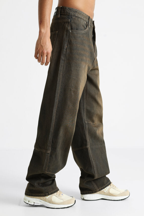 Jeans Baggy Fit - Noir/Brun