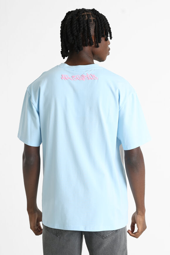 T-Shirt ample - Bleu clair