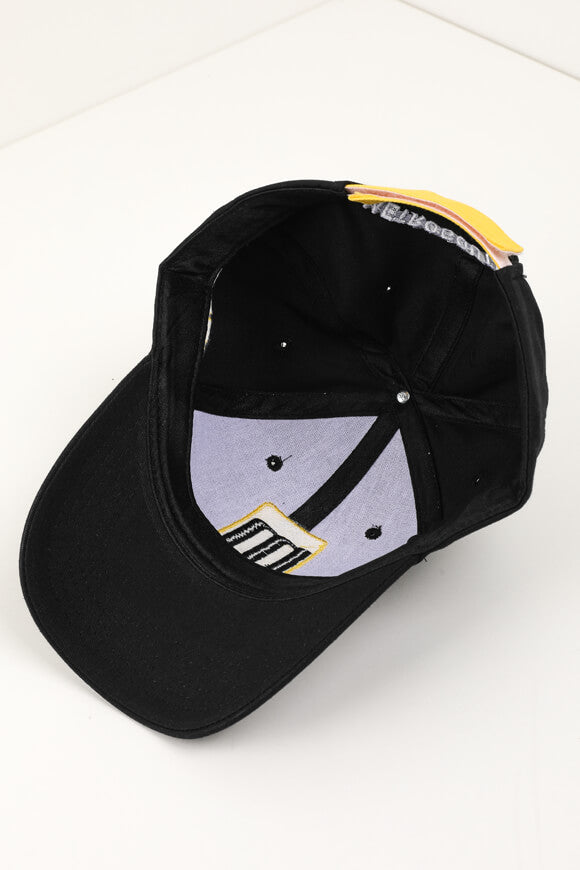 Cappellino con chiusura a strappo - Nero