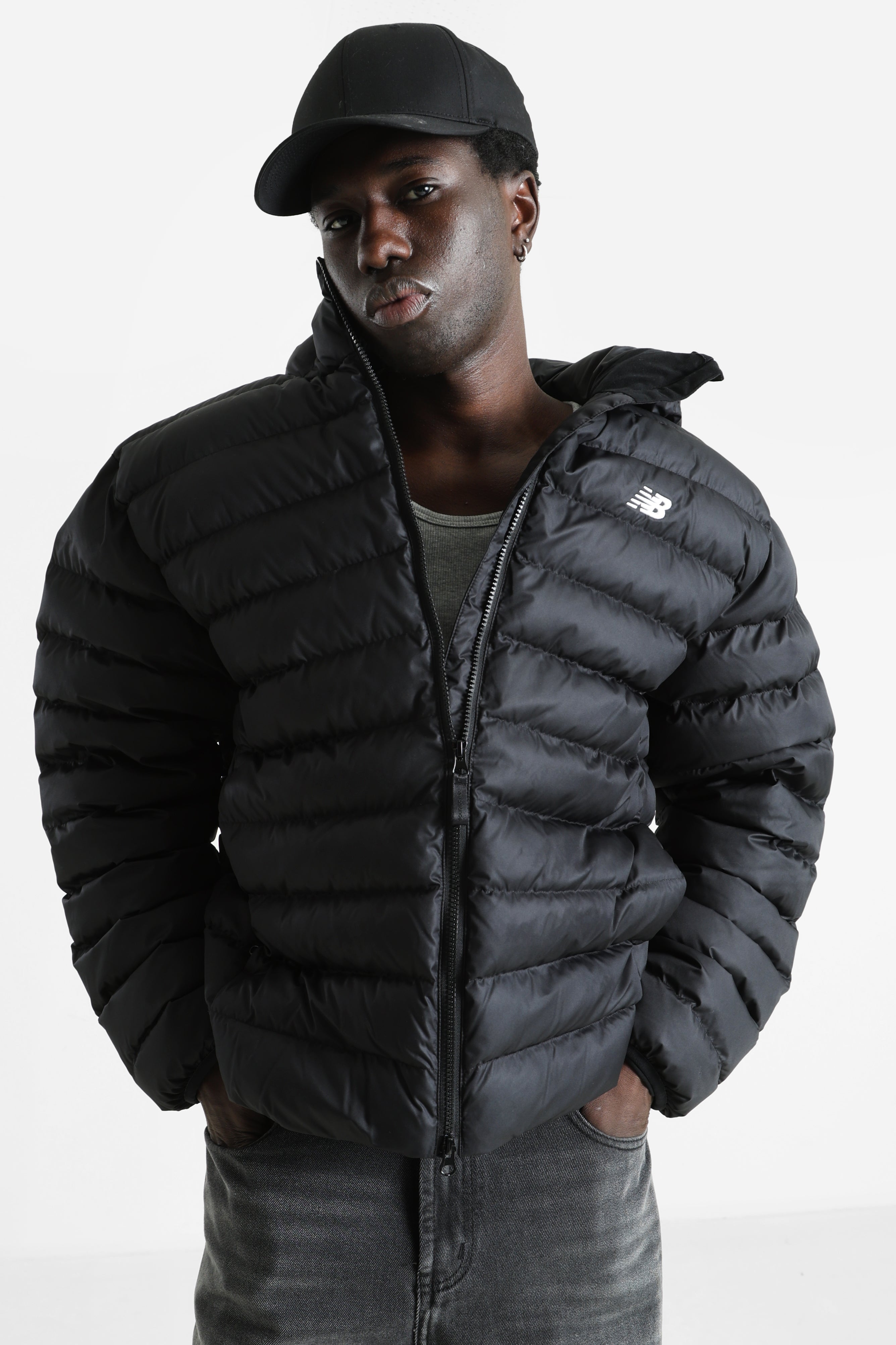 Quilted jacket - Black