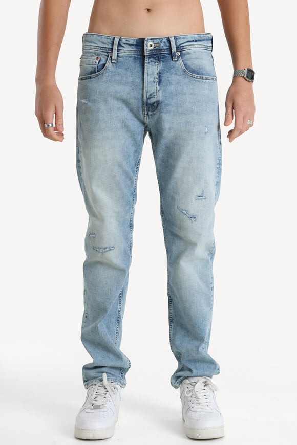 Mike Cole Tapered Fit Jeans L32 - Light Blue Denim