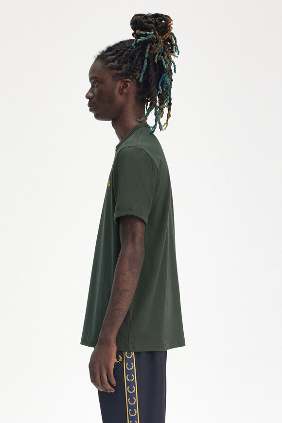 Ringer T-Shirt - Court Green