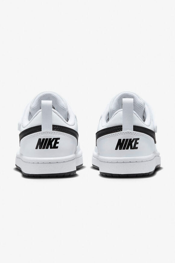 Sneaker Court Borough Recraft per bambini - Bianco + Nero