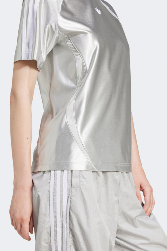 Adicolor Teamgeist Oversize Satin T-Shirt - Grey Two