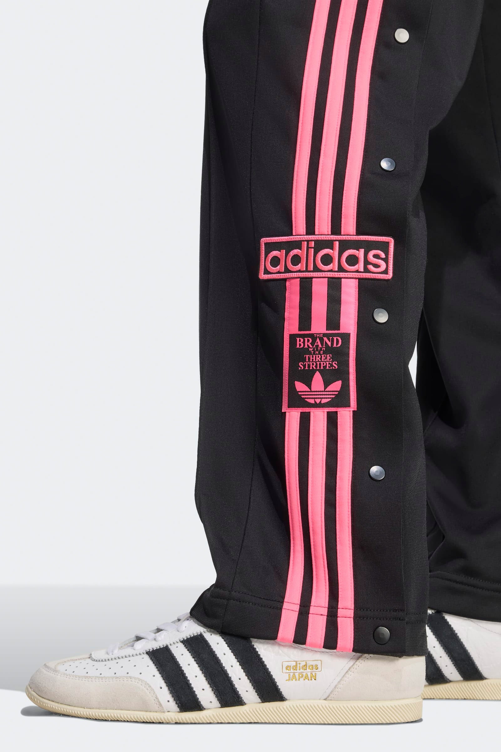 Adibreak Pantalon d'entraînement - Black + Lucid Pink