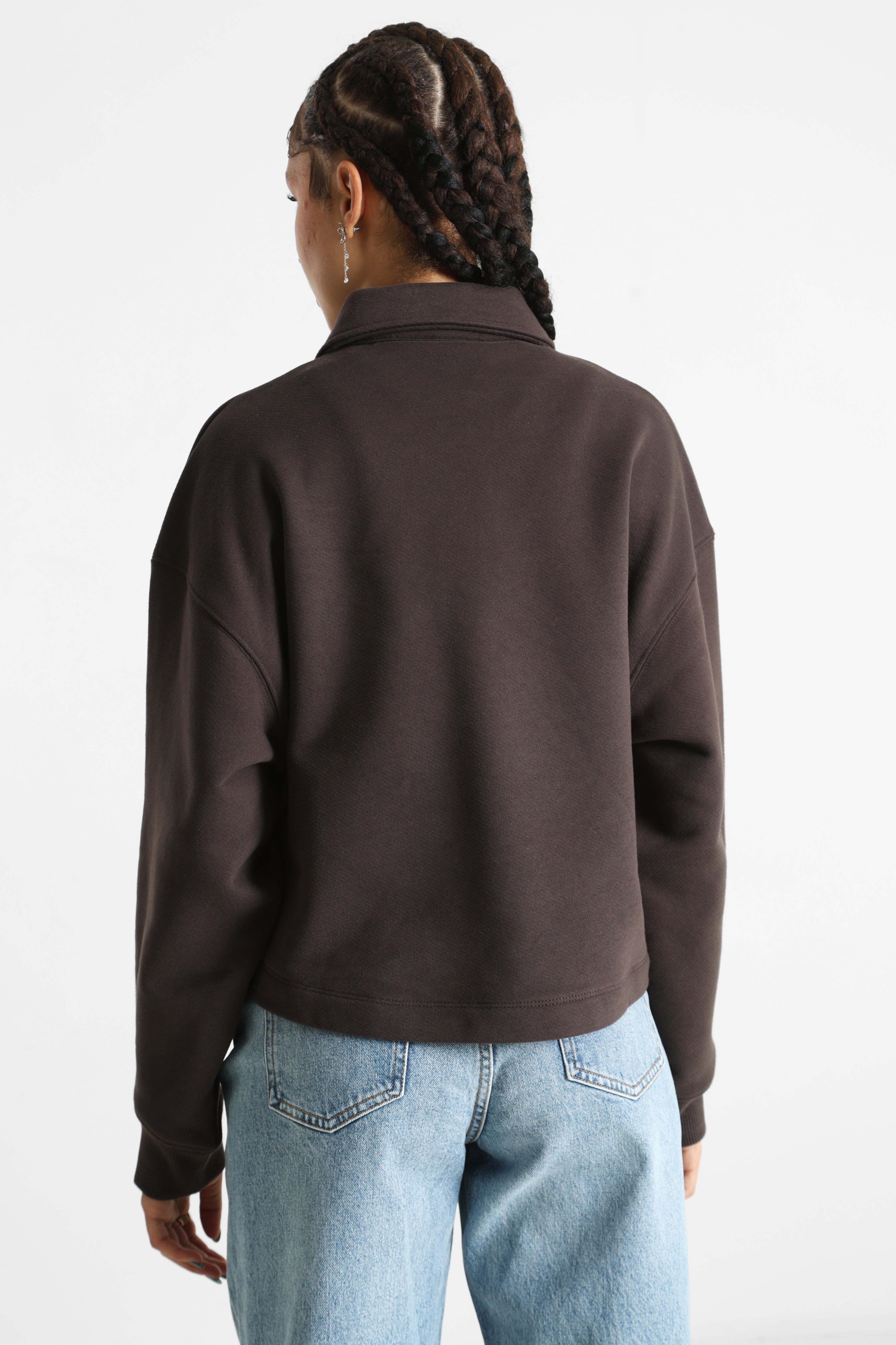Felpa ampia - Brown