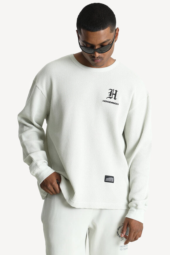 Shirt manches longues en tissu gaufré - Dawn Blue