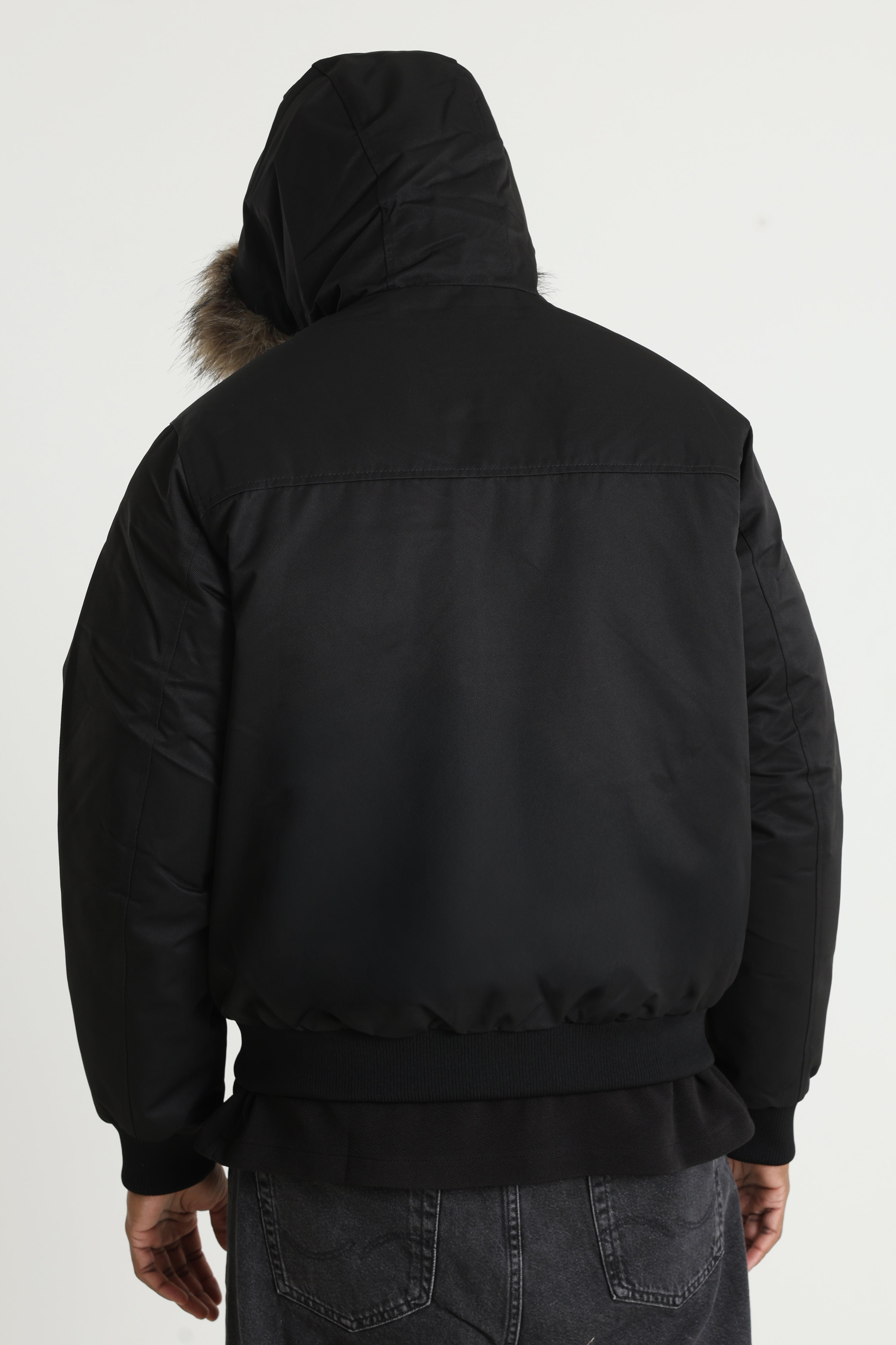 JJCHARLIE veste bomber ouatée - Black