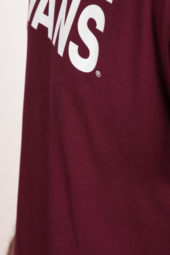 T-Shirt - Bordeaux + White