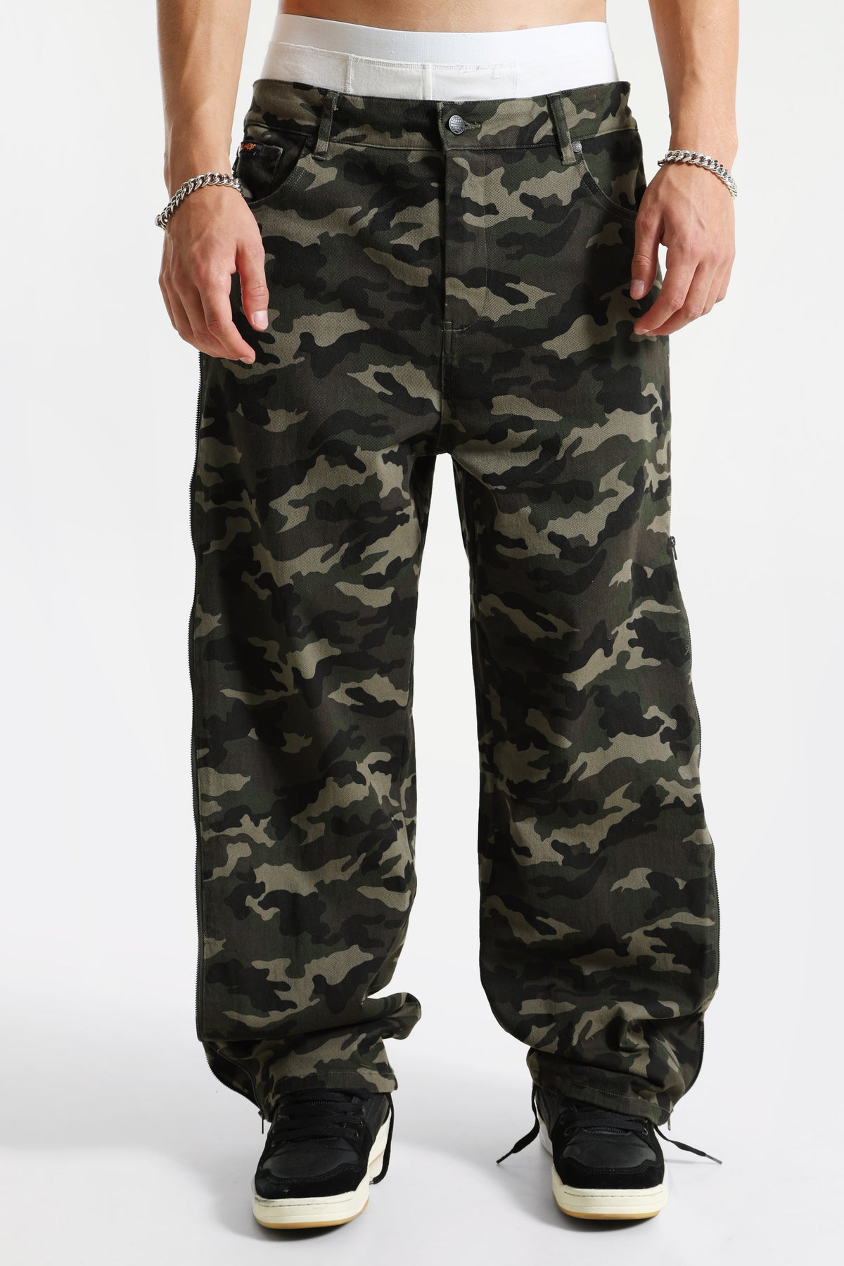 Pantalone in tessuto - Vert Camouflage