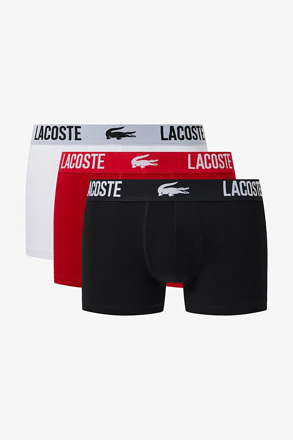Lot de 3 boxers - White + Red + Black