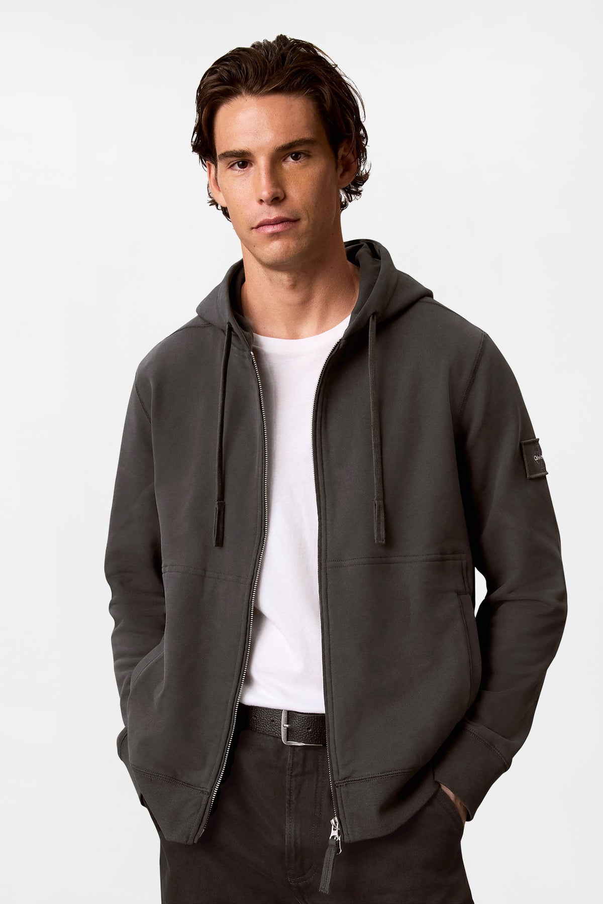 Kapuzensweatjacke - Pirate Black