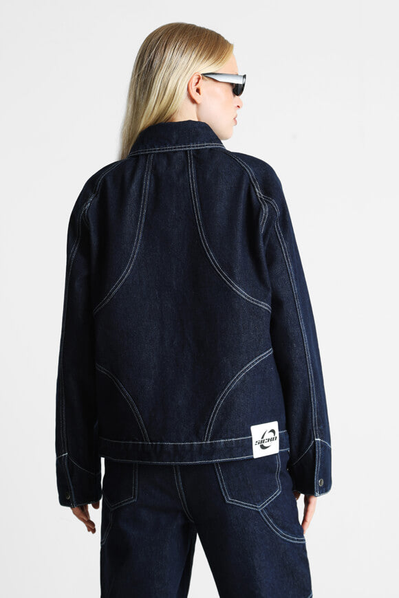 Veste en jean - Bleu foncé denim