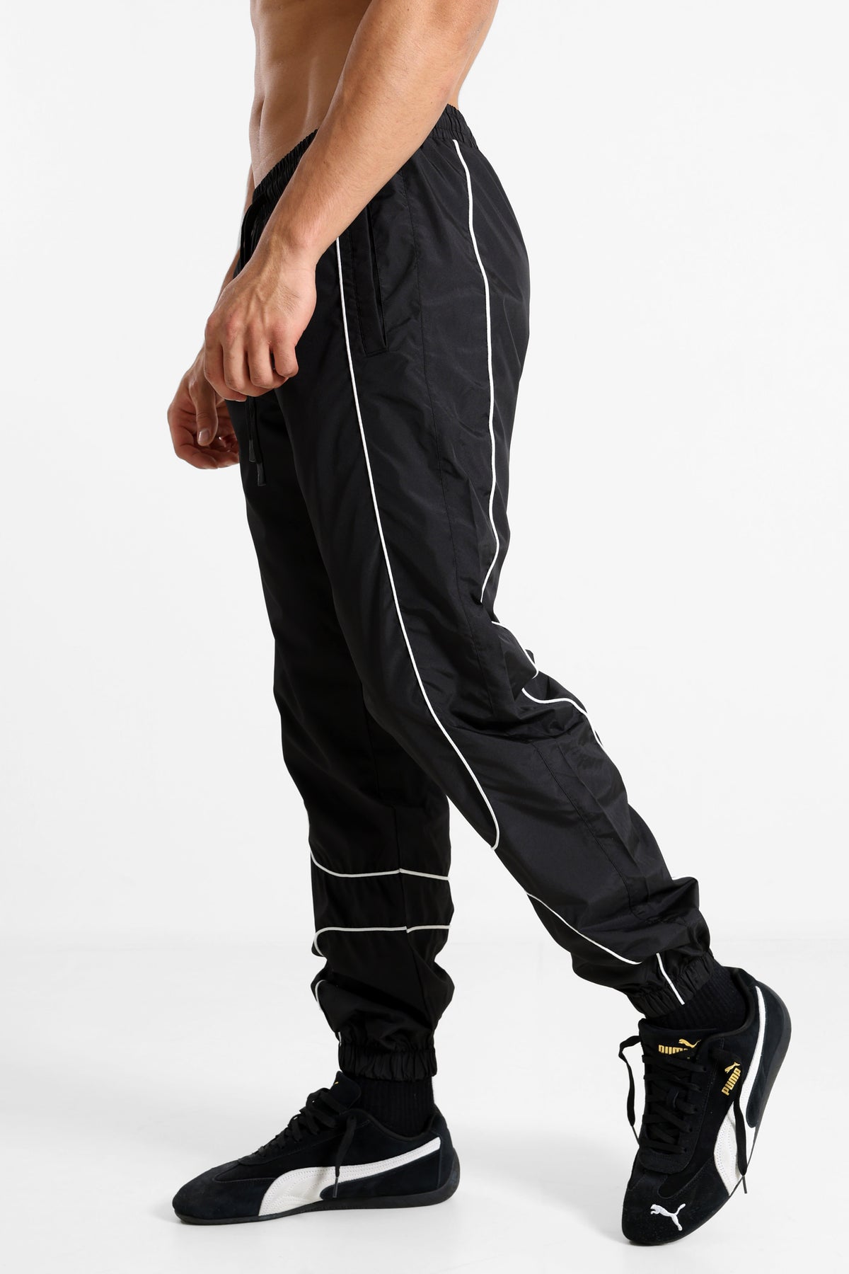 Takim Trainingshose - Black + White