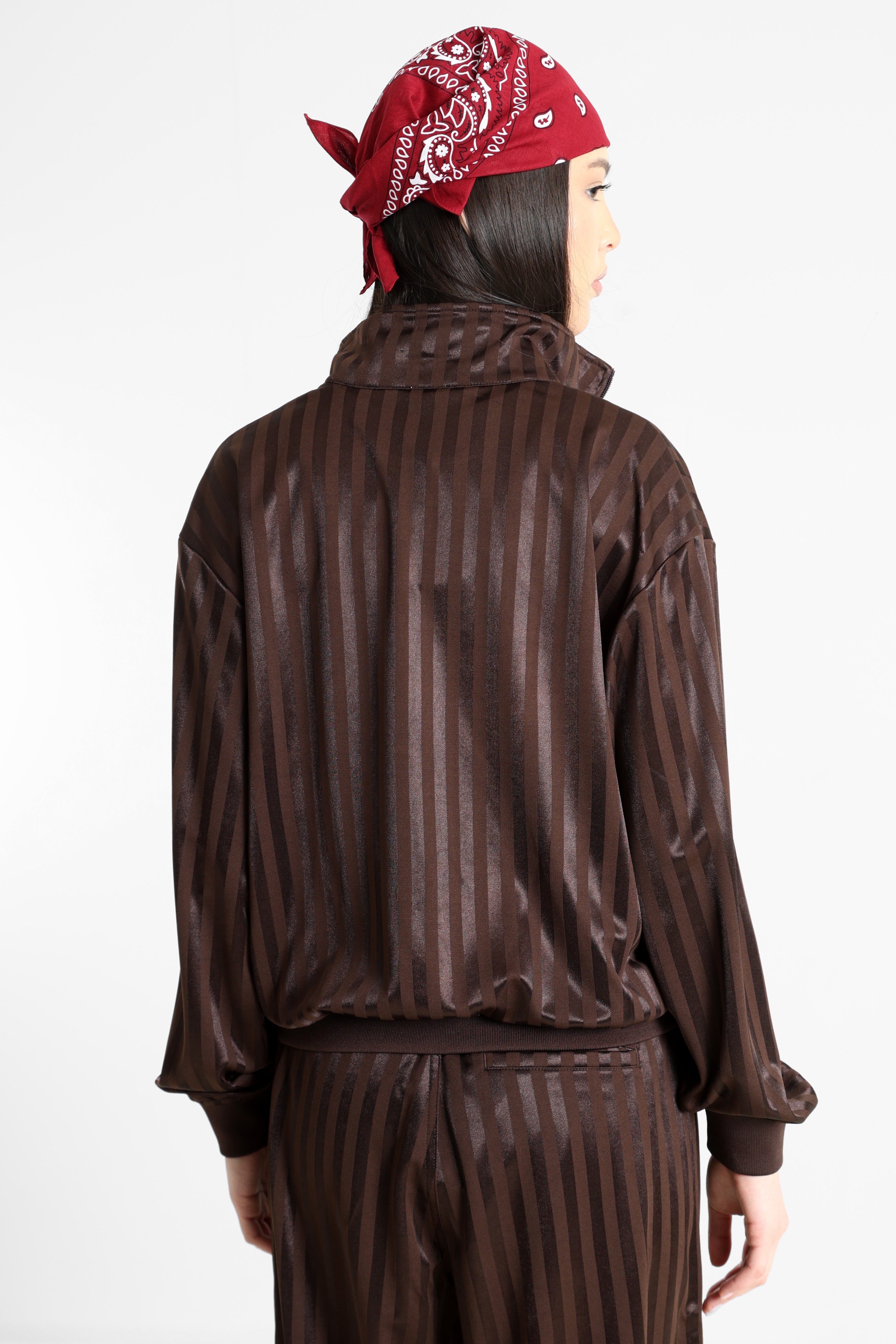 Tracksuit jacket - Dark brown