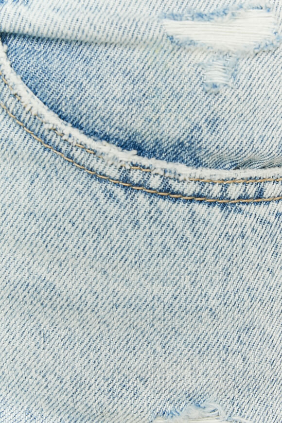 High waist denim shorts - Light Blue