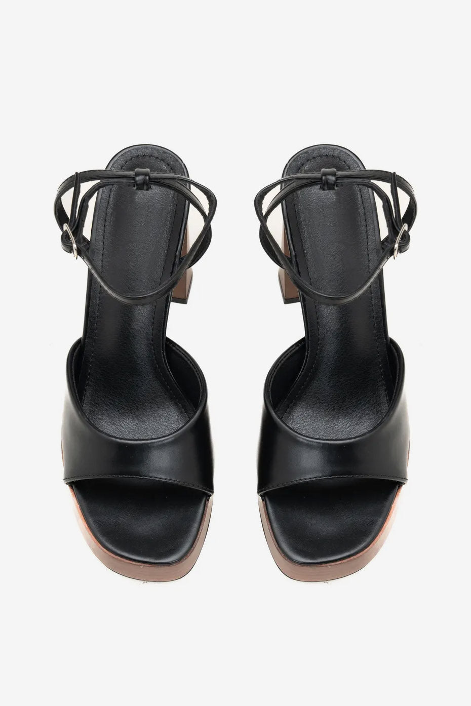 Plateau Sandalen - Black + Brown