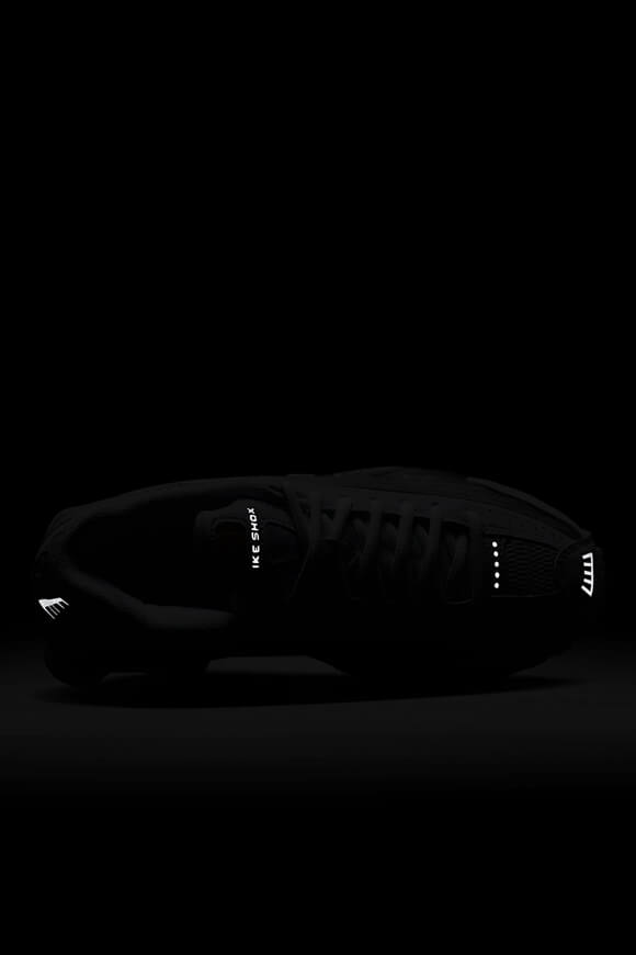 Shox R4 sneakers - White + Metallic Silver