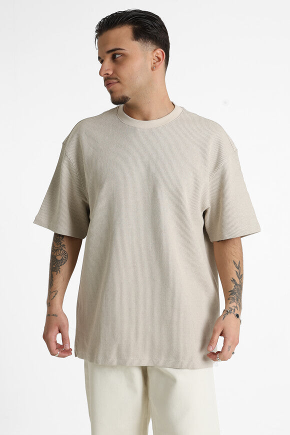 T-Shirt en tissu structuré - Light Beige