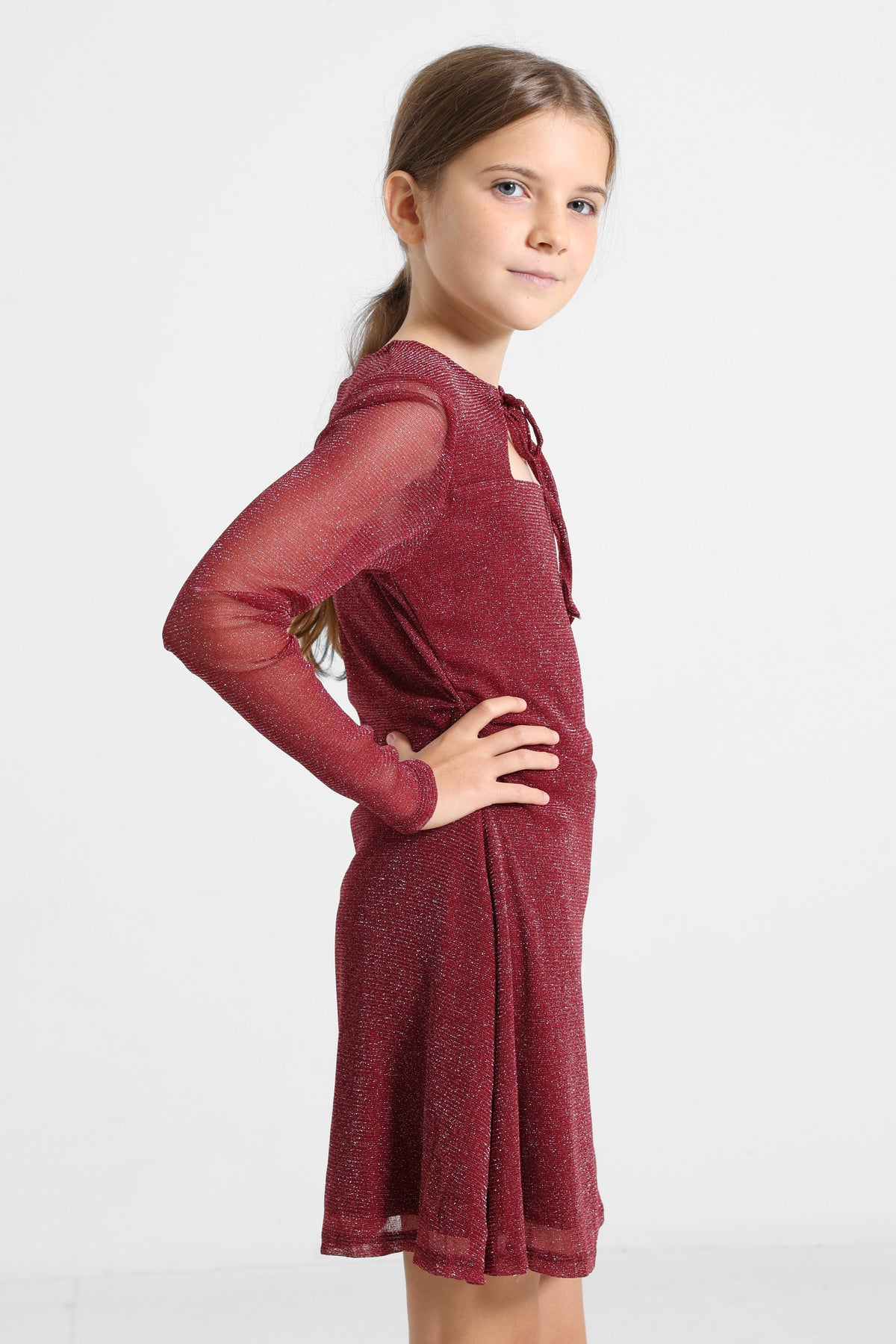 Mini sequin dress - Burgundy