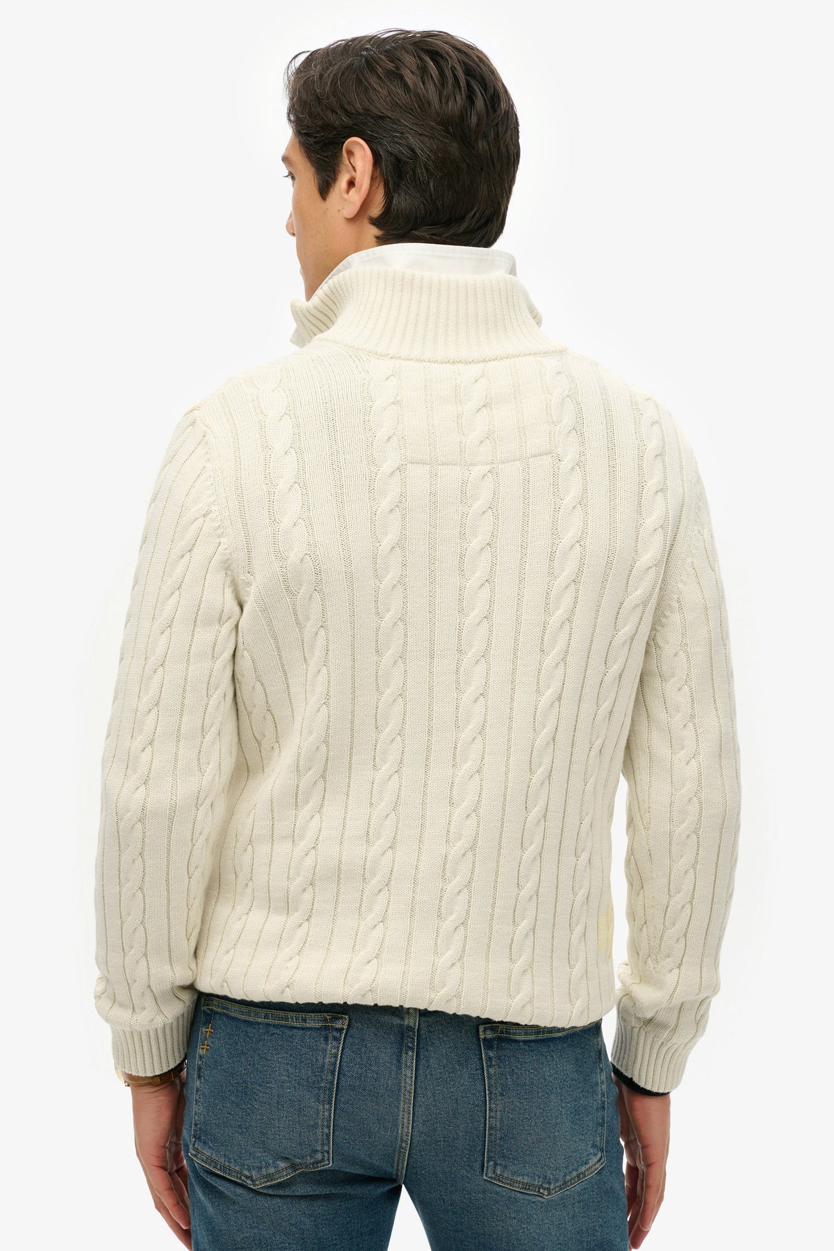 Preppy Strickpullover - Cream