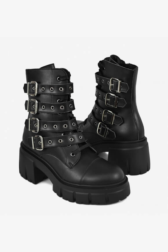 Bottines à plateforme Vegan Murani - Noir
