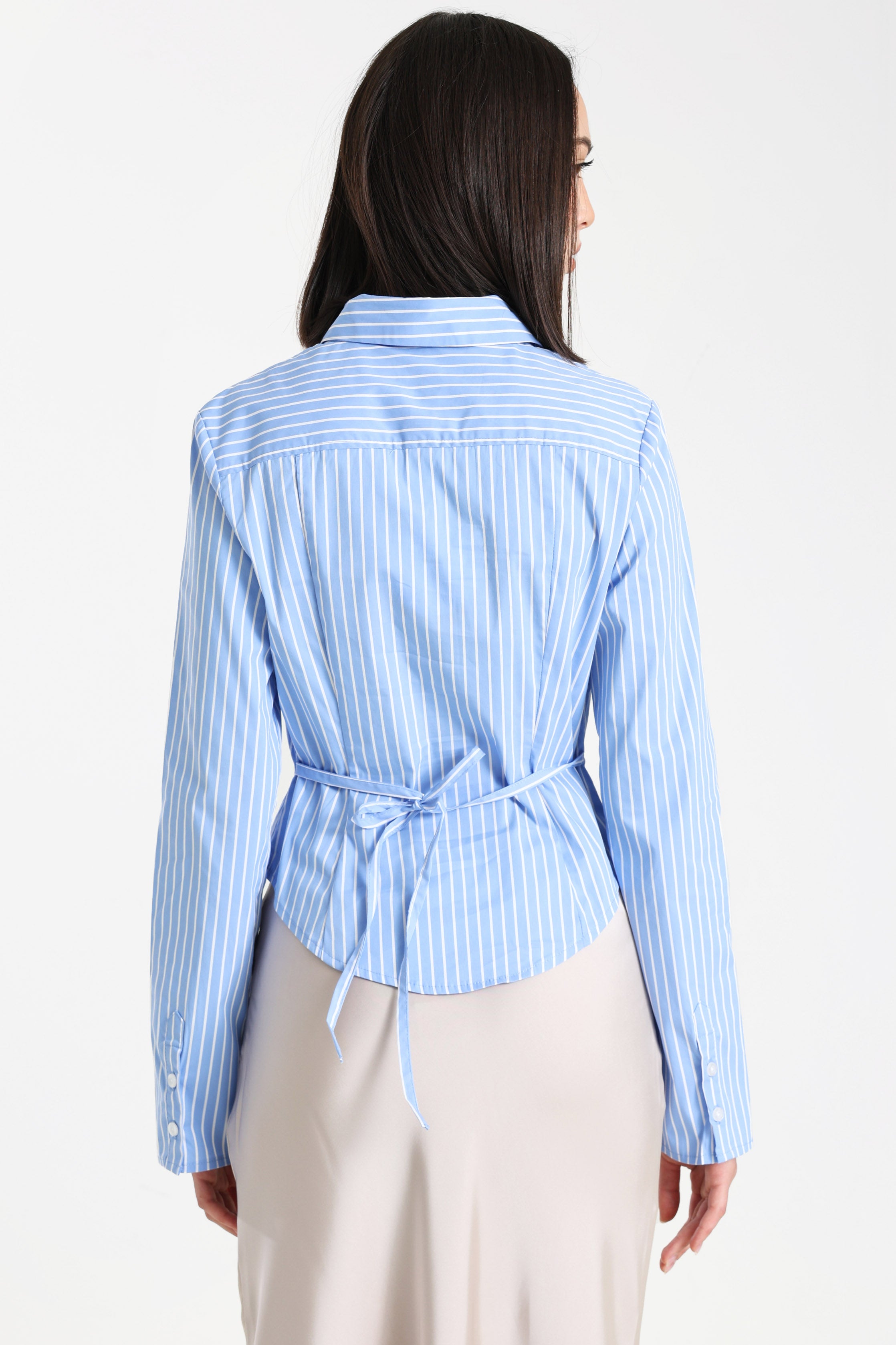 Shirt - Bleu Clair + Blanc