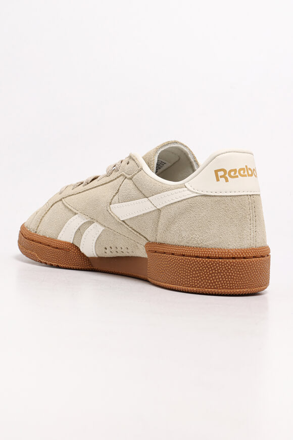 Club C Grounds Sneaker - Beige + Chalk + Gum