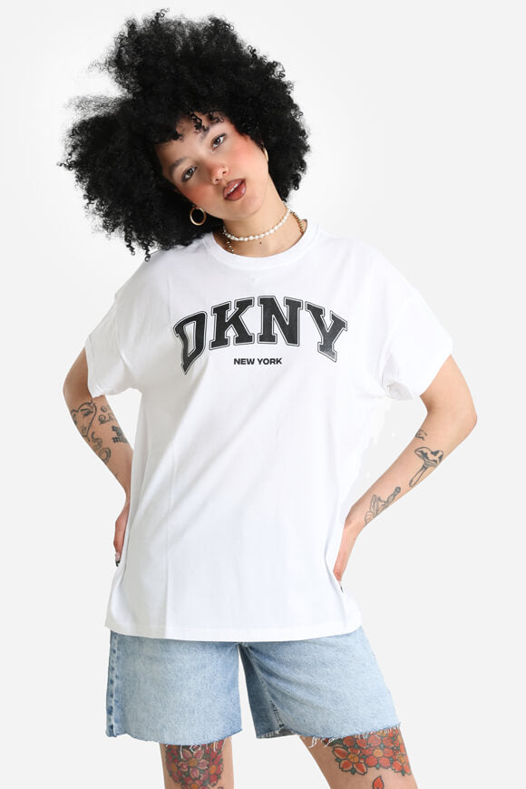 Arched Varsity T-Shirt - White