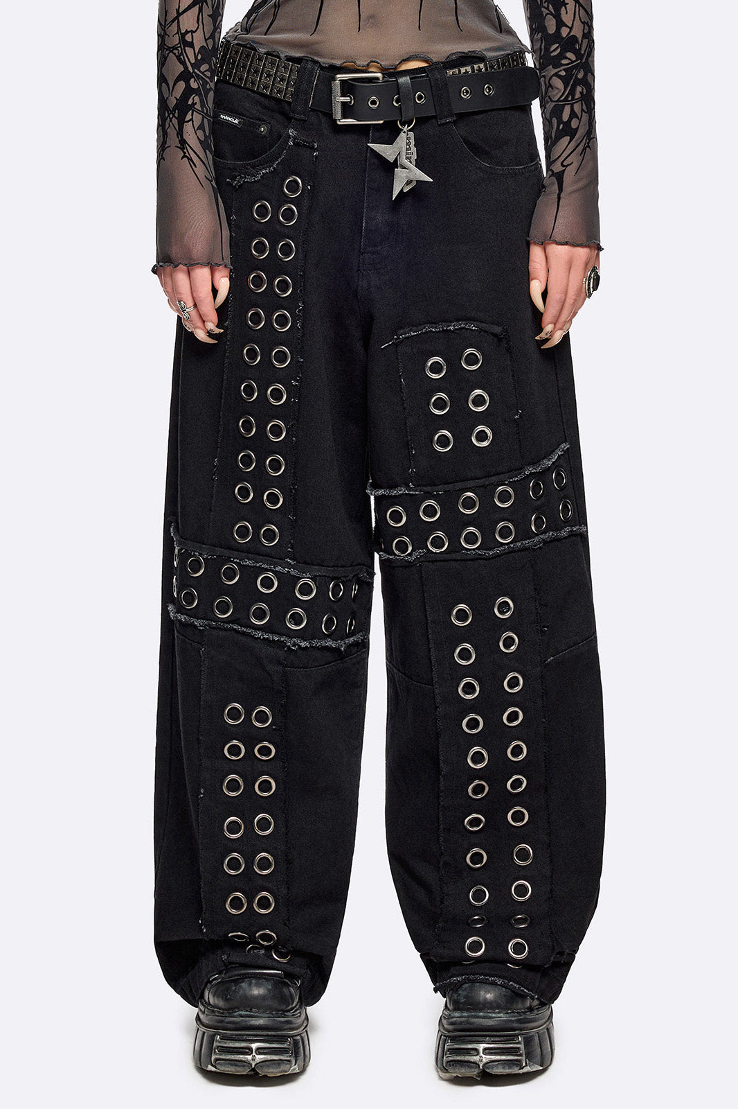 Crux Super Baggy Fit Jeans - Black Denim