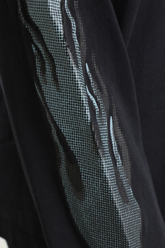 Nitric shirt ample manches longues - Black + Blue