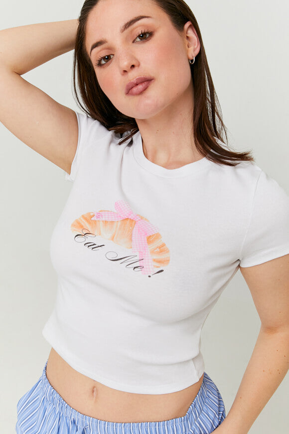 Crop T-Shirt - White