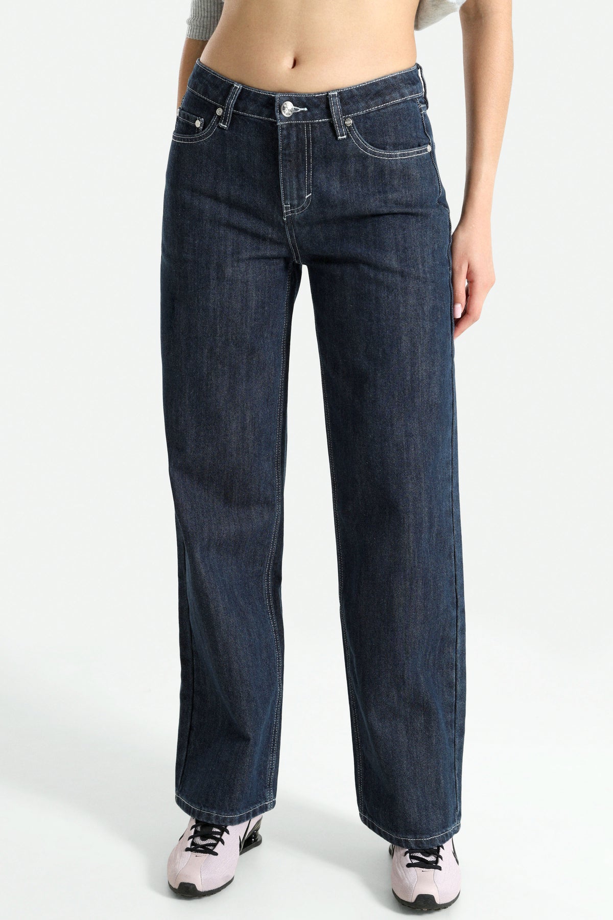 Jean straight fit - Bleu foncé