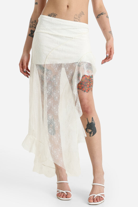 Gonna in rete - Offwhite