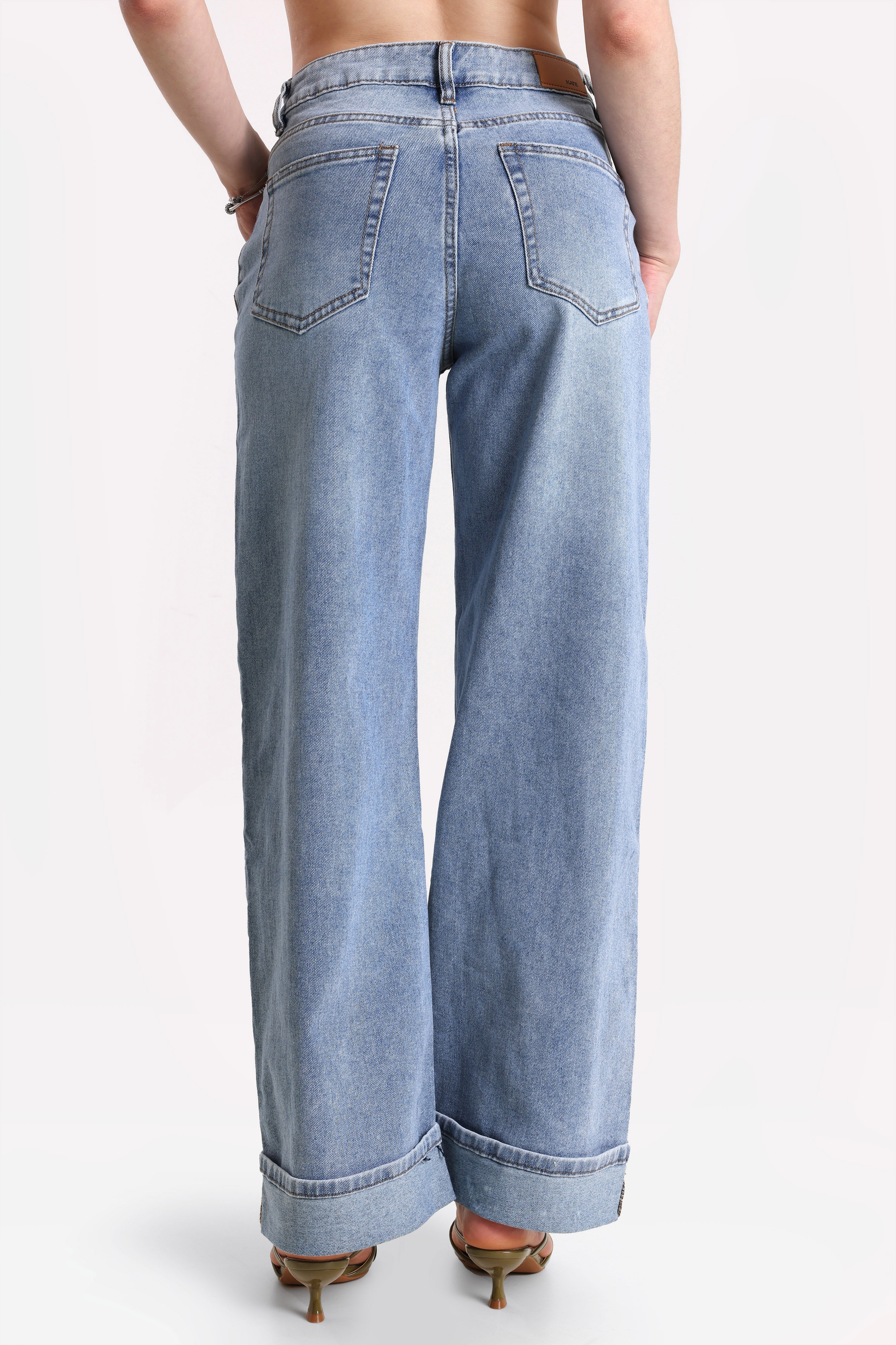 Straight fit jeans - Blue Washed