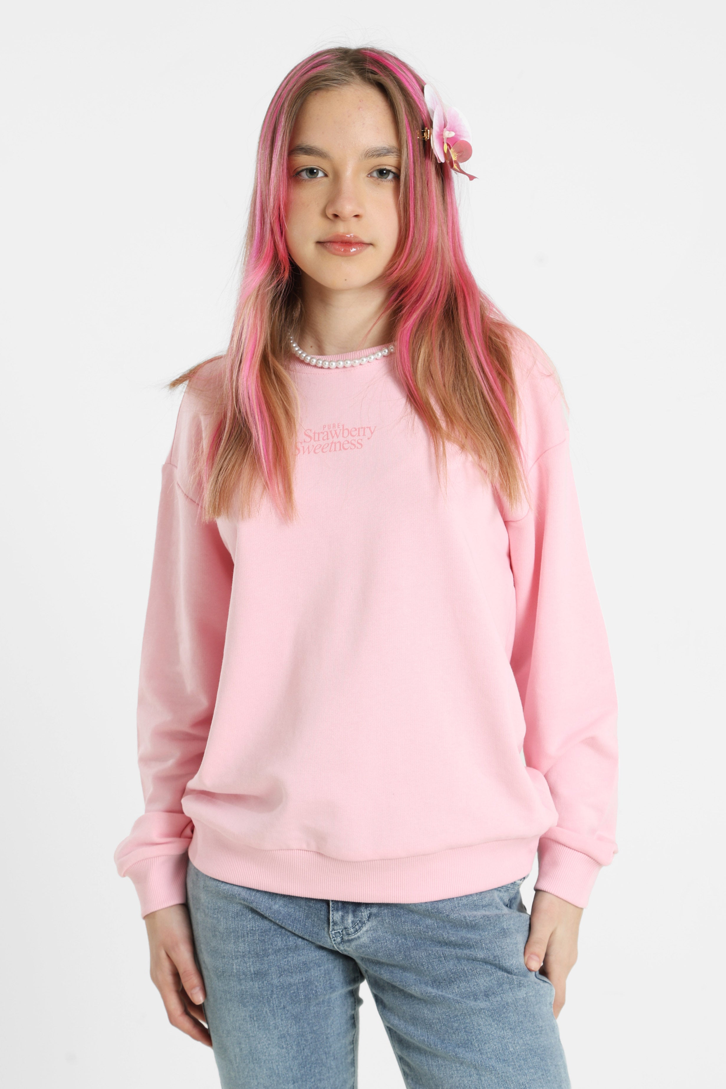 KOGPHILEA Sweatshirt - Romance Rose