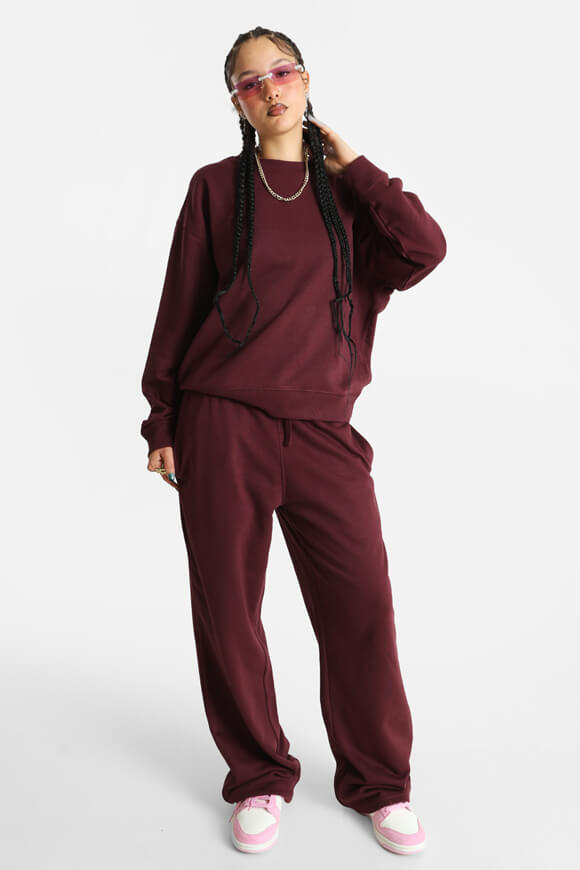 Oversize Sweatshirt - Bordeaux