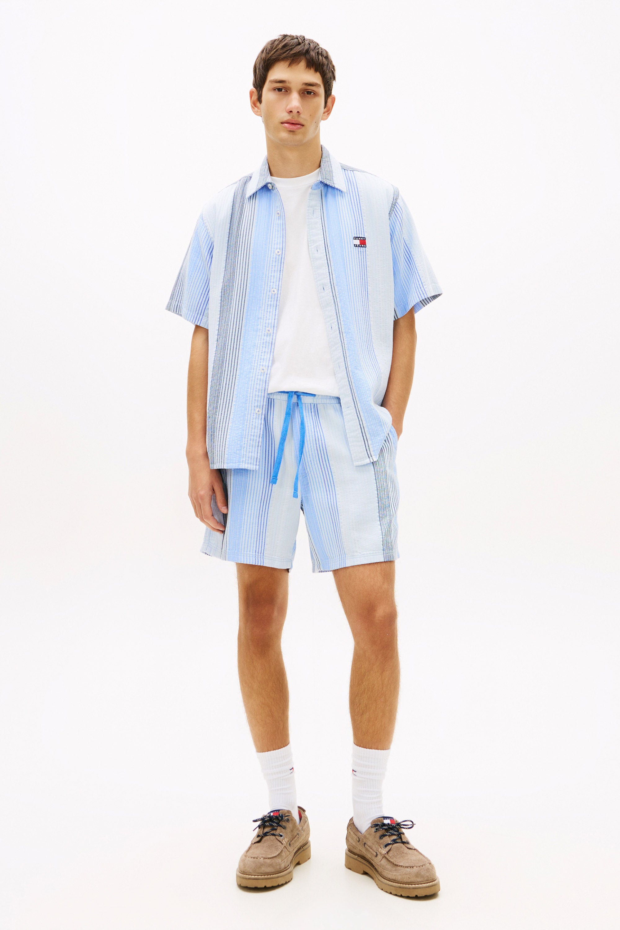 Strukturierte Shorts - Sweet Blue