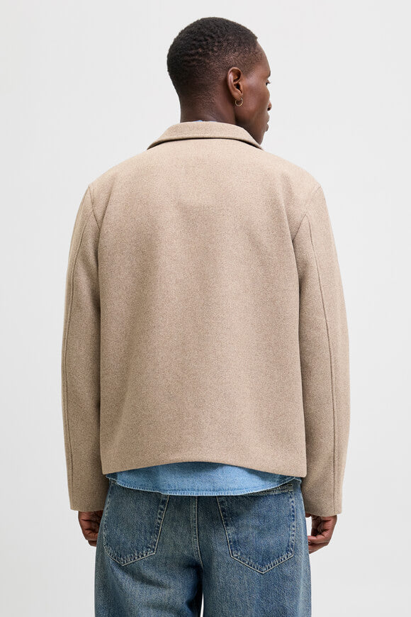 JJEHARRISON manteau court - Greige