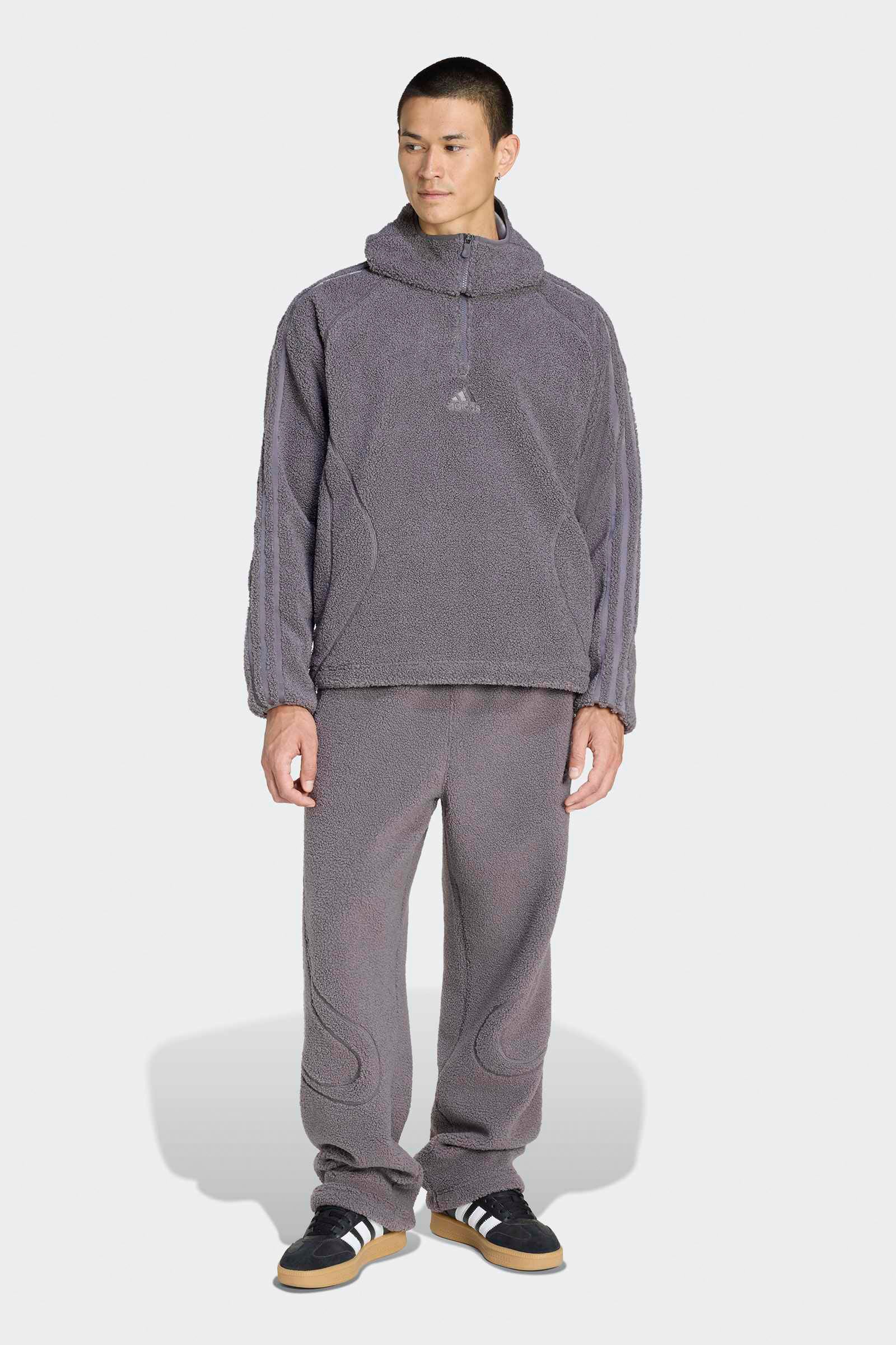 Teamgeist Fleece Kapuzensweater - Grey Strata